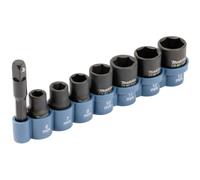 Makita 8 Piece 1/4" Square Drive Impact Socket Set 1/4"
