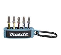 Makita Bit set 5-piece double torsion colour-coded snap hook E-13568