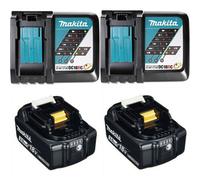 Makita Bl1830 18V 2X Lxt 3.0Ah Lithium Batteries + Dc18Rc Dual Pack Fast Charger By Buyaparcel