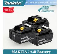Makita BL1830B 18v 3.0ah Lithium Ion Battery with Indicator BL1830 Genuine UK