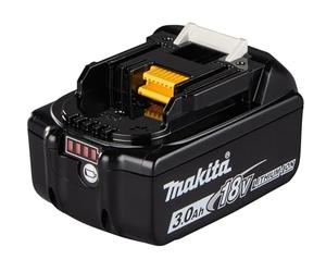 Makita BL1830B battery Li-Ion 3.0Ah 18Volt with Charge Indicator-1975995, black
