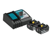 Makita BL1840BDC2X 18V LXT Lithium-Ion Battery and Rapid Optimum Charger Starter Pack (4.0Ah)