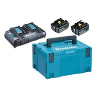 Makita BL1850 18v 2 x LXT 5.0ah Lithium-Ion Batteries + DC18RD Dual Port Charger (coming without Makpac case)