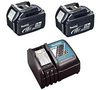 Makita BL1850 Genuine 18v Li-ion 5.0Ah Battery Twin Pack & DC18RC Charger Kit