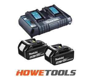 MAKITA BL1850B/DC18RD 2x5Ah 18v & 14.4v Charger & battery pack