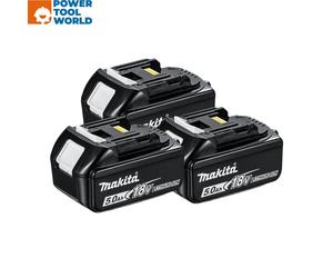 Makita BL1850X3 18v LXT 5.0Ah Li-Ion Battery Triple Pack