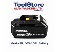 Makita 18 Volt 6.0AH Li-on Battery BL1860
