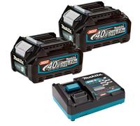 Makita Bl4020 X 2 40V Max Xgt 2.0Ah Battery + Dc40Ra Rapid Fast Charger Pack