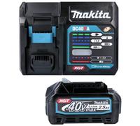 Makita Bl4025 40V Max 2.5Ah Li-Ion Xgt Battery 191B36-3 + Dc40Ra Fast Charger
