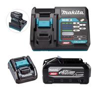 Makita Bl4040 40V Max 4Ah Xgt Battery + Dc40Ra Fast Charger + 18V Lxt Adaptor