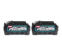 Makita Bl4040 40V Max Xgt 4.0Ah Li-Ion 191B26-6 Battery Twin Pack For Power Tools