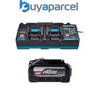 Makita BL4040F 40V Max 4Ah Li-ion XGT Battery + DC40RB 40V Twin Fast Charger