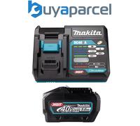 Makita BL4050F 40V Max 5Ah Li-ion XGT Batterys + DC40RA 40V Rapid Fast Charger