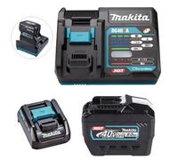 Makita Bl4080 40V Max 8Ah Xgt Battery + Dc40Ra Fast Charger + 18V Lxt Adaptor