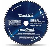 Makita Bluemak Tungsten Carbide Tipped Saw Blade, 235 mm x 25 mm x 60T