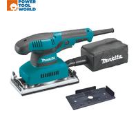 Makita BO3710/2 1/3 Sheet Orbital Sander Inc Dustbag 240v