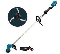 Makita Brushless 18V Cordless Grass Line Trimmer Dur190Lzx3 + Brushcutter Blade