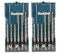 Makita Carbide Tip Sds Plus 12 Piece Drill Bit Set - 5 6 8mm - 110 160mm Long