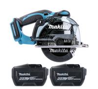 Makita Circular Saw Dcs552Z 18V Lxt 136mm Cordless Metal Cutting Saw With 2 X 12Ah Batteries