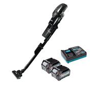 Makita Cl003Gd202 40V Max Xgt Cordless Brushless Vacuum Cleaner Black Inc 2X 2.5Ah Batteries