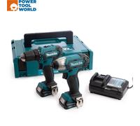 Makita CLX224AJ 10.8v 2 Piece Kit DP333D Drill Driver & TD110D Imp