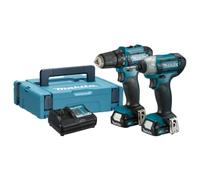 Makita CLX224AJ 10.8v 2 Piece Kit DP333D Drill Driver & TD110D Imp