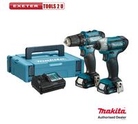 Makita CLX224AJ 10.8v 2 Piece Kit DP333D Drill Driver & TD110D Imp