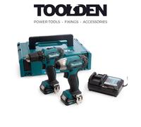 Makita CLX224AJ 10.8v 2 Piece Kit DP333D Drill Driver & TD110D Imp