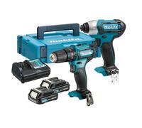 Makita CLX228AJ 12Vmax CXT Twinpack TD110D & HP333D 2 x 2Ah Batts