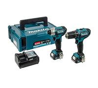 Makita CLX228AJ 12v Max Lithium Ion Li-ion Combi Hammer Drill + Impact Driver