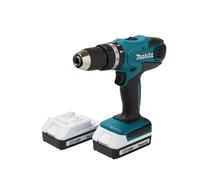 Makita Cordless Combi Drill G-Series HP457DWEX2 18V 1.5Ah Li-ion 2 batteries
