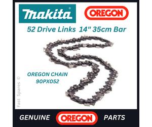 Makita Cordless DUC353 DUC353Z Replacement Chain OREGON 52 D/Links 14" 35cm Bar