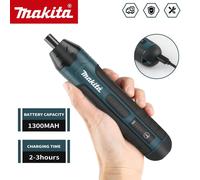 Makita Cordless Electric Screwdriver 1300mah Rechargeable Adjustment Power Drill Multi-function Disassembly Torque Repair Tools Screwdriver set