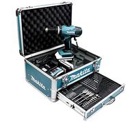 Makita Cordless Impact Driver - Drill Kit 18 V LI-ION 1.3Ah 13 mm Diameter (2 Batteries + hp457dwex4 Accessory Kit)