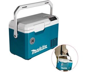 Makita Cw003Gz Blue 18V Lxt 40V 7L Cooler Warmer Cool Box Wheeled Bare + Strap