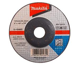 Makita D-18465 125mm 5in Metal Grinding Bore Flat Disc 22mm