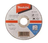 Makita D-18661 115MM 115X2.5X22.23MM A3 Cut Off Wheel- you get 5