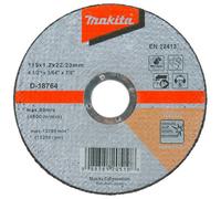 Makita D-18764 Fast Cutting Extra Thin Metal Grinder Disc 115mm 1.2mm 22.23mm