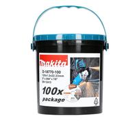Makita D-18770 100 Piece 125mm X 1.2mm Thin Cutting Discs In Tub