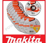 Makita D-18770 125mmx1.2x22.23 Thin Metal INOX Cutting Angle Grinder Discs x10