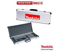 Makita D-21191 10 Piece SDS Plus Drill Bit + Cold Point Chisel Set + Metal Case