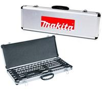 Makita D-21191 10 Piece Sds Plus Drill Bit + Cold Point Chisel Set + Metal Case