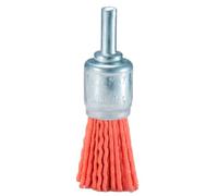 Makita D-45668 - Nylon Finishing Brush 12 mm Stem 6 mm Grit 80 Thickness 1.4 mm, Black