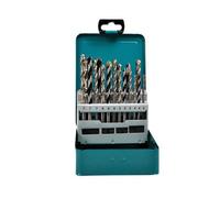 Makita D-47173 Mixed Drill Set Metal Box - Multi-Colour (18-Piece)