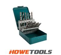 Makita D-47173 Mixed Drill Set Metal Box - Multi-Colour (18-Piece)