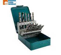 Makita D-47173 Mixed Drill Set Metal Box - Multi-Colour (18-Piece)