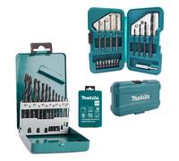 Makita D-54075 13 Pc Drill Bit Hss-R Metal + 17 Pc Drill Screwdriver Masony Wood