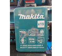 Makita D-54081 HSS Ground Point Set, Multi-Colour 19 Piece