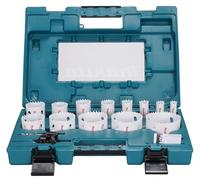 Makita D-63993 BiM Hole Saw Set 16 Pieces in Plastic Case, Bi-Metal Hole Saws Diameter 16-76 mm, Cutting Depth 38 mm, for Wood, Metal, Aluminium, Plastic