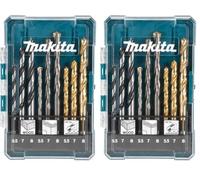Makita D-71978 9 Piece Drill Bit Set (Pack of 2)
